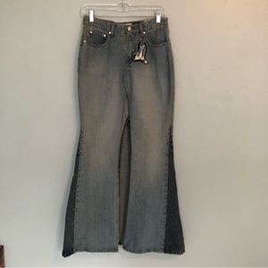 Crest Long Denim Skirt Sz. 5/6 NWT